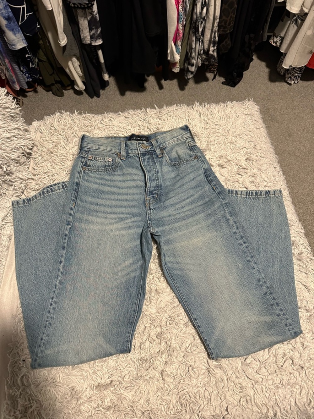 Aeropostale High-Rise Light Blue 90’s Baggy Jeans